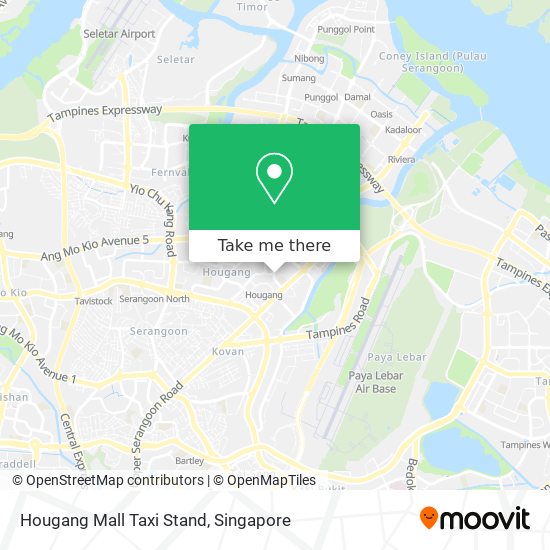 Hougang Mall Taxi Stand map
