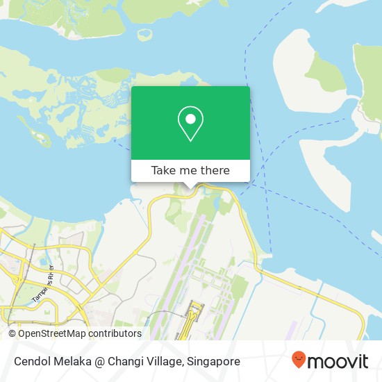 Cendol Melaka @ Changi Village map
