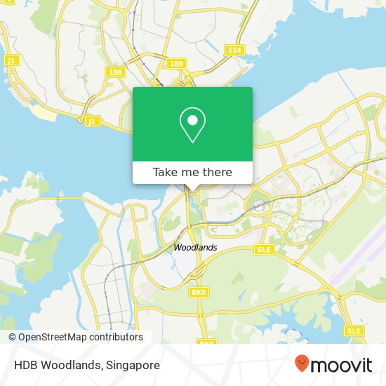 HDB Woodlands map