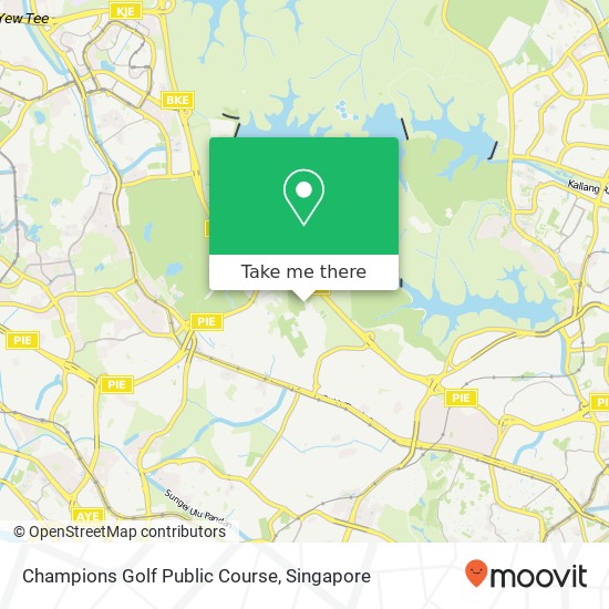 Champions Golf Public Course map