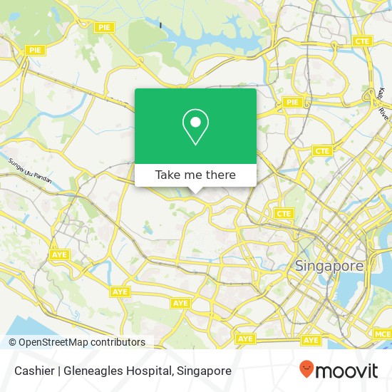 Cashier | Gleneagles Hospital map