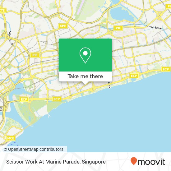 Scissor Work At Marine Parade map