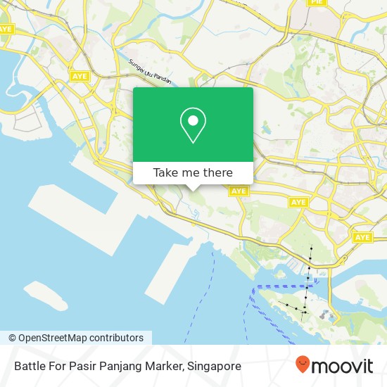 Battle For Pasir Panjang Marker地图