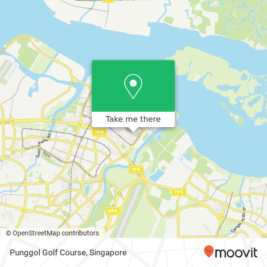 Punggol Golf Course map