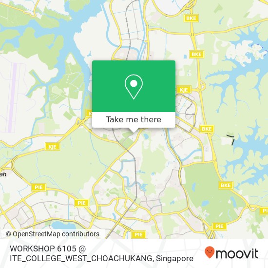 WORKSHOP 6105 @ ITE_COLLEGE_WEST_CHOACHUKANG map