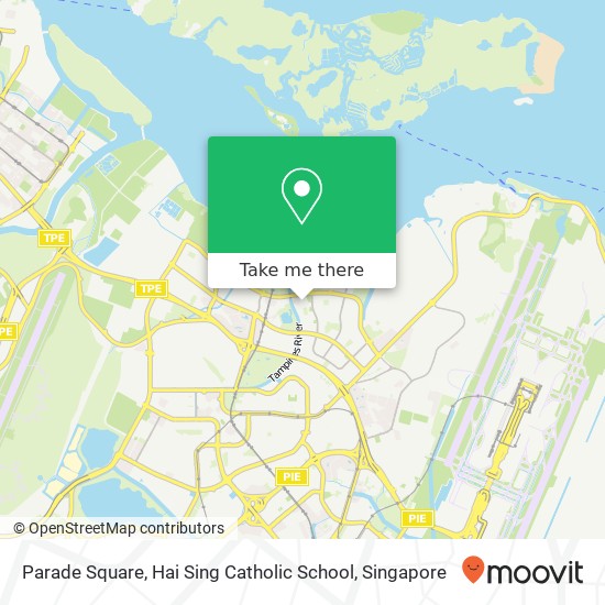 Parade Square, Hai Sing Catholic School map