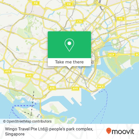 Wingo Travel Pte Ltd@ people's park complex地图