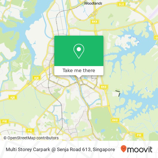 Multi Storey Carpark @ Senja Road 613 map