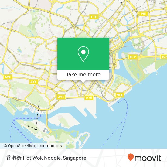 香港街 Hot Wok Noodle地图