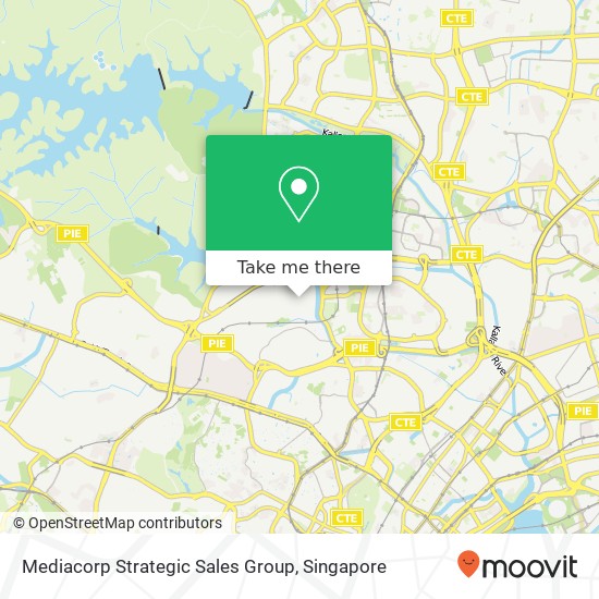 Mediacorp Strategic Sales Group map