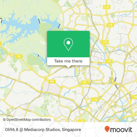Oli96.8 @ Mediacorp Studios map