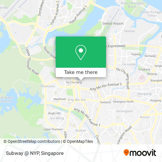 Subway @ NYP地图