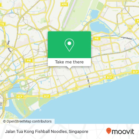 Jalan Tua Kong Fishball Noodles map