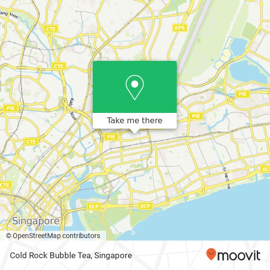 Cold Rock Bubble Tea map