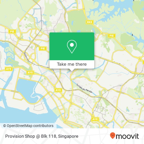 Provision Shop @ Blk 118 map