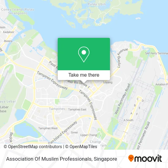 Association Of Muslim Professionals map