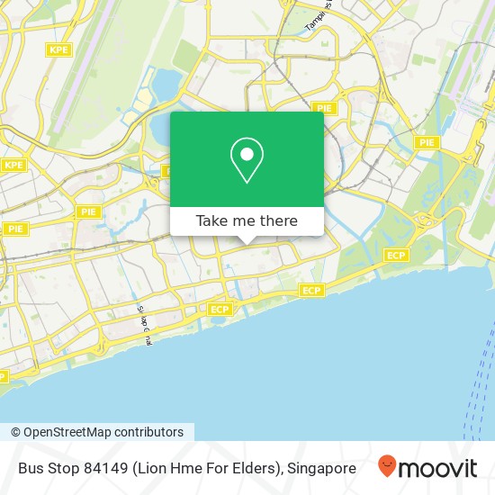 Bus Stop 84149 (Lion Hme For Elders) map