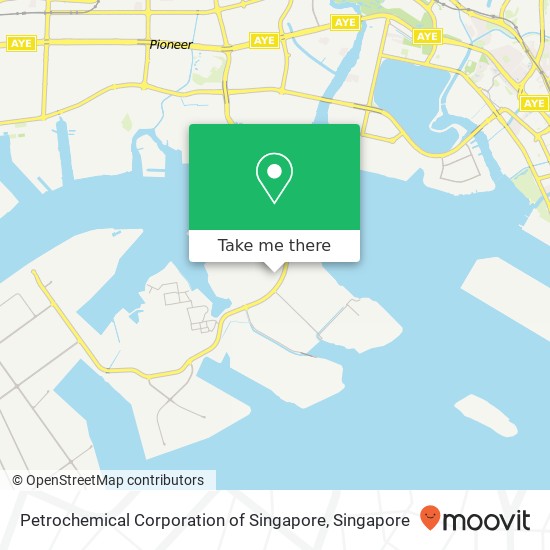 Petrochemical Corporation of Singapore map