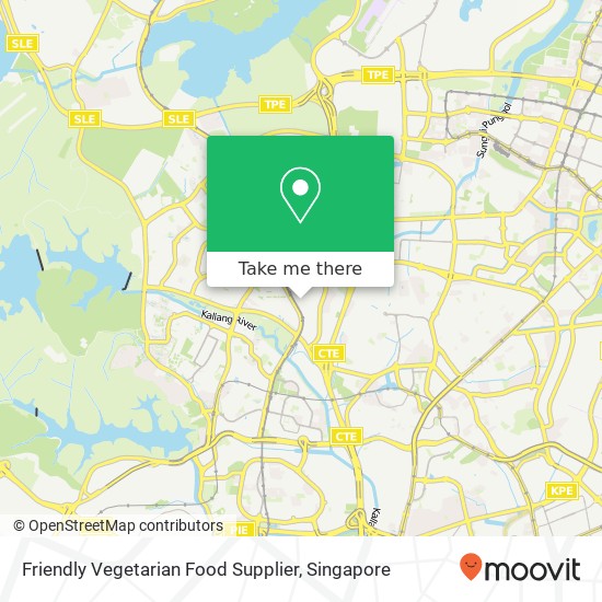Friendly Vegetarian Food Supplier map
