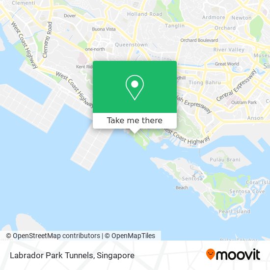 Labrador Park Tunnels map