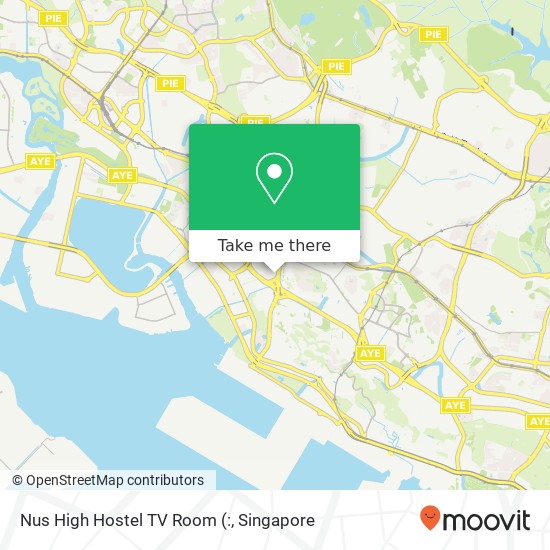 Nus High Hostel TV Room map