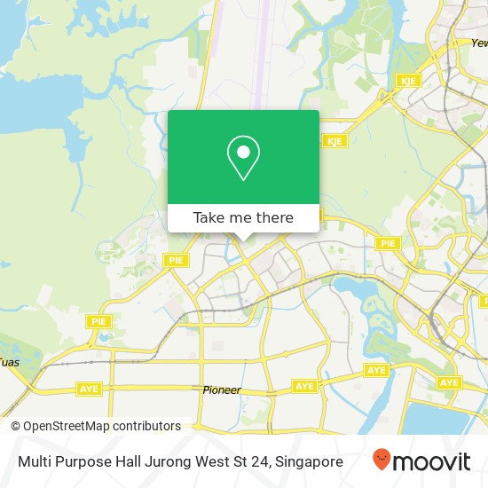 Multi Purpose Hall Jurong West St 24 map
