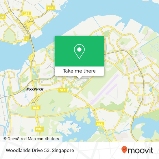 Woodlands Drive 53地图