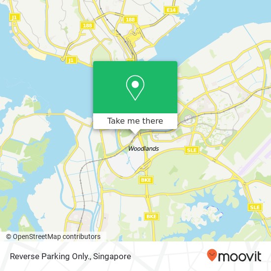 Reverse Parking Only. map
