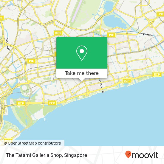 The Tatami Galleria Shop map