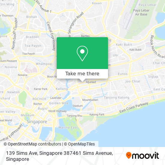 139 Sims Ave, Singapore 387461 Sims Avenue地图