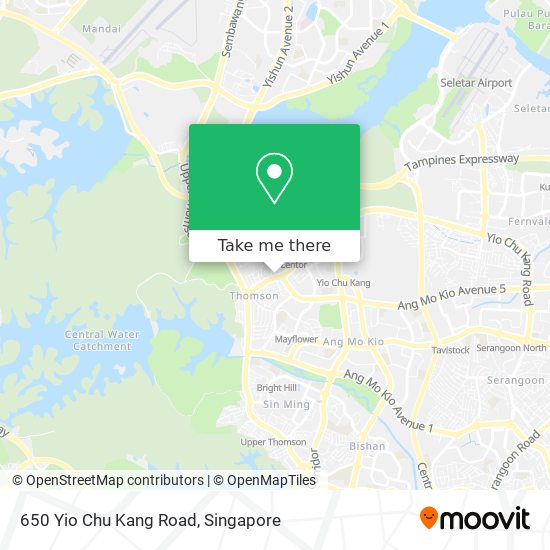 650 Yio Chu Kang Road地图