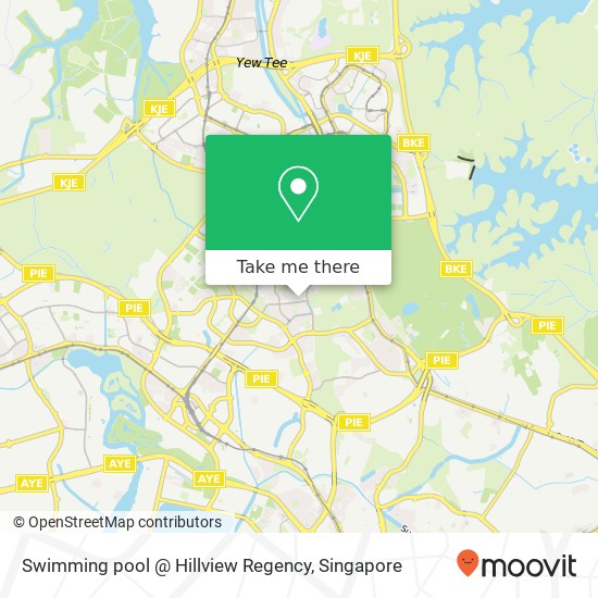 Swimming pool @ Hillview Regency地图