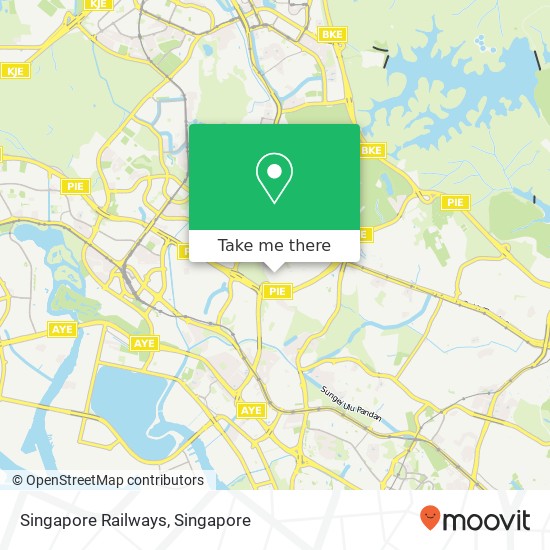 Singapore Railways map
