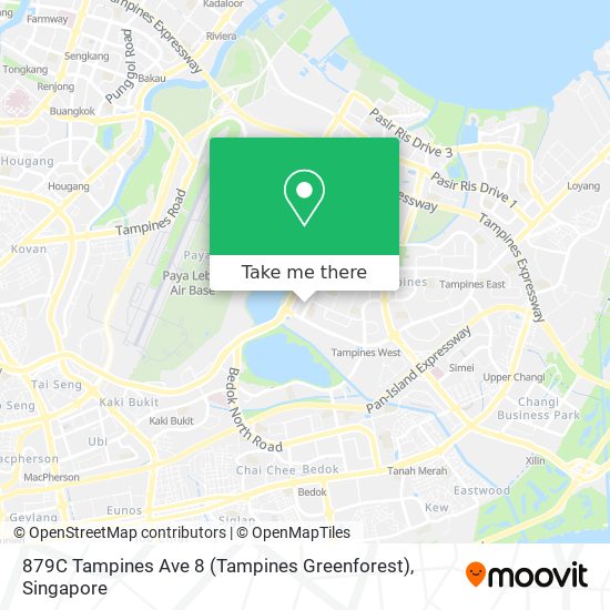 879C Tampines Ave 8 (Tampines Greenforest) map