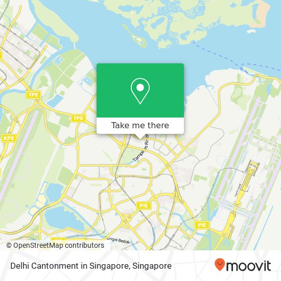 Delhi Cantonment in Singapore map