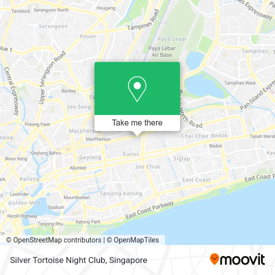Silver Tortoise Night Club map
