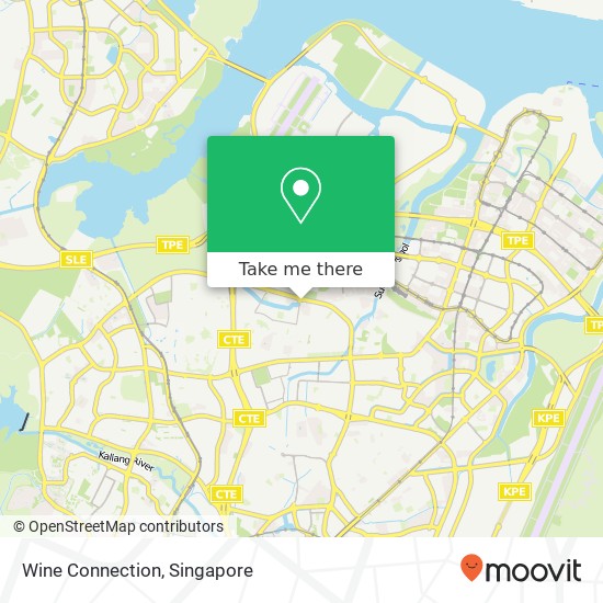 Wine Connection map