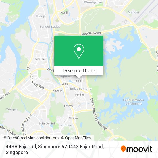 443A Fajar Rd, Singapore 670443 Fajar Road地图