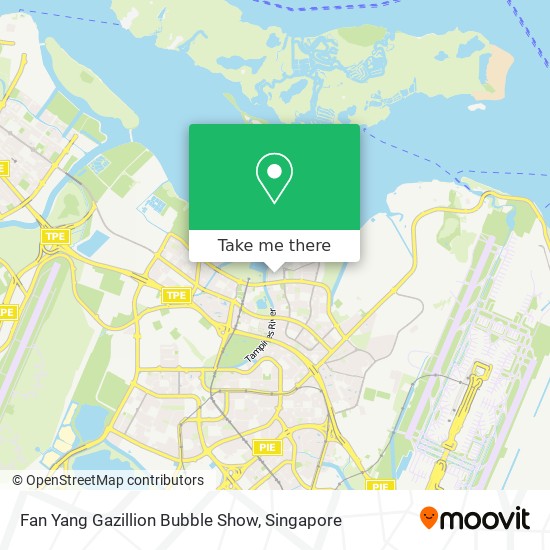 Fan Yang Gazillion Bubble Show map
