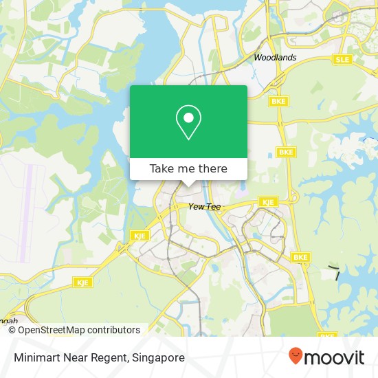 Minimart Near Regent map