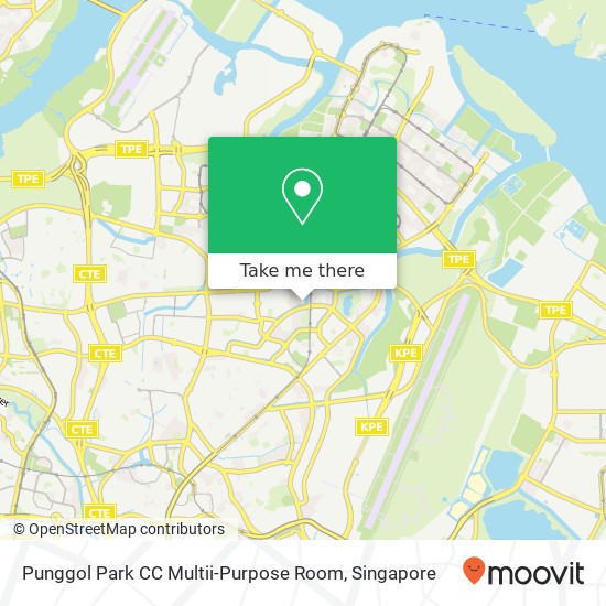 Punggol Park CC Multii-Purpose Room map