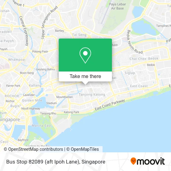 Bus Stop 82089 (aft Ipoh Lane)地图