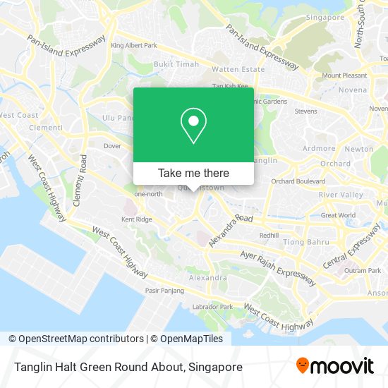Tanglin Halt Green Round About map