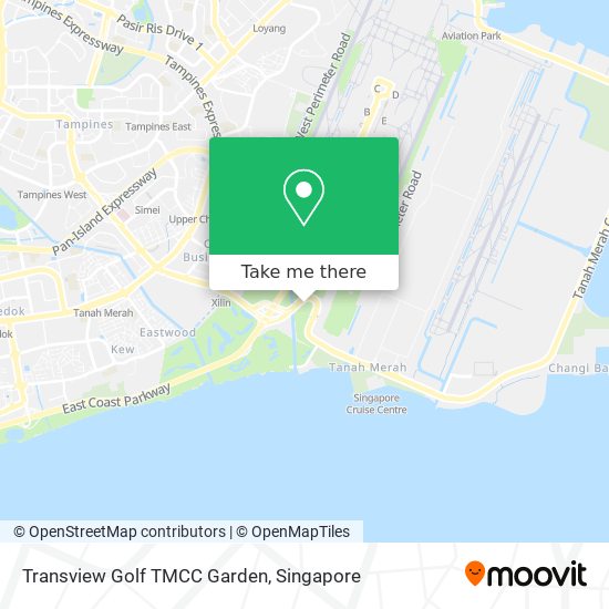 Transview Golf TMCC Garden map