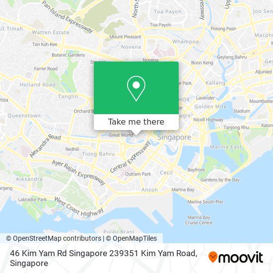 46 Kim Yam Rd Singapore 239351 Kim Yam Road地图