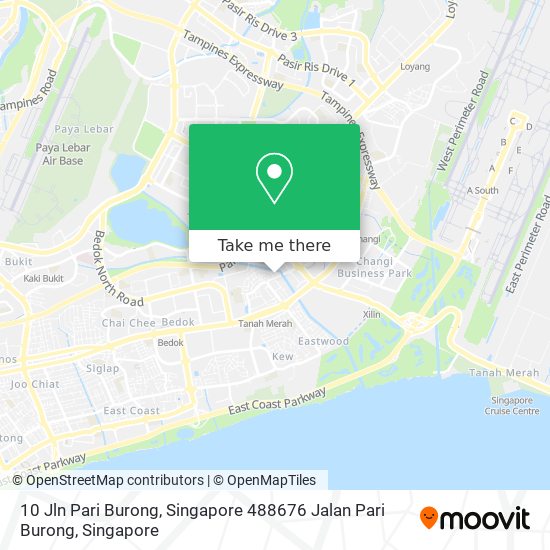 10 Jln Pari Burong, Singapore 488676 Jalan Pari Burong地图