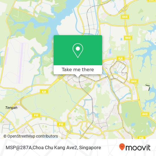 MSP@287A,Choa Chu Kang Ave2 map