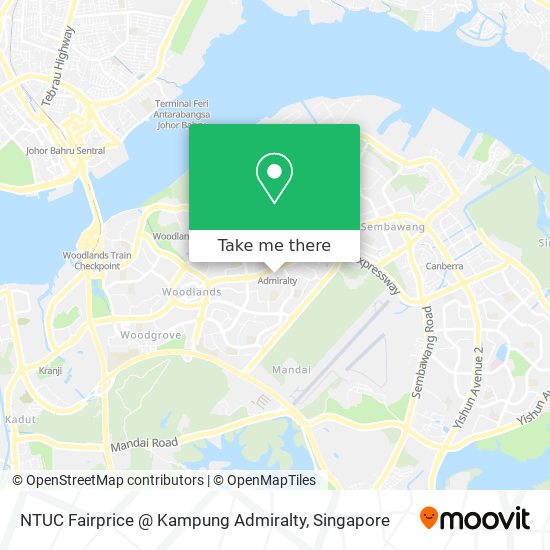 NTUC Fairprice @ Kampung Admiralty map