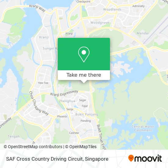 SAF Cross Country Driving Circuit map