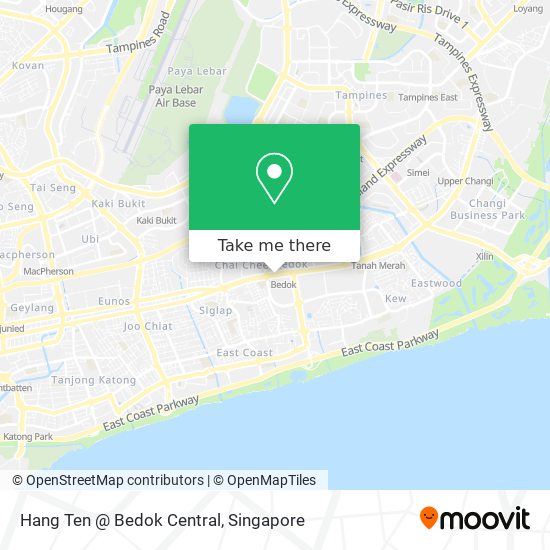 Hang Ten @ Bedok Central map